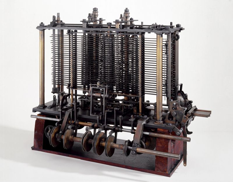 Modell von Babbages 
